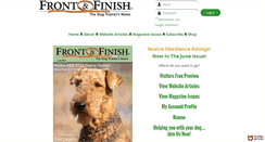 Desktop Screenshot of frontandfinish.com